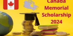 Canada Memorial Scholarship 2024